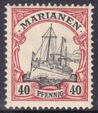 Marianen - 1901  Schiffszeichnung ohne Wz.