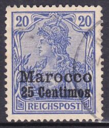 Marokko - 1900  Freimarke: Reichspost-Ausgabe