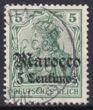 Marokko - 1905  Freimarke mit Aufdruck...