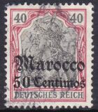 Marokko - 1905  Freimarke mit Aufdruck...