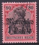 Marokko - 1911  Freimarke mit Aufdruck "Marokko"