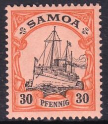 Samoa - 1900  Freimarke: Kaiseryacht