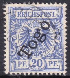 Togo - 1897  Freimarke Deutsches Reich mit Aufdruck