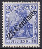 Türkei - 1908  Freimarken mit diagonalem Aufdruck