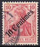 Türkei - 1908  Freimarken mit diagonalem Aufdruck