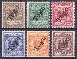 Togo - 1897  Freimarke Deutsches Reich mit Aufdruck