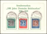 1949  100 Jahre Deutsche Briefmarke