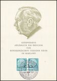 1957  Bundespräsident Theodor Heuss im Saarland