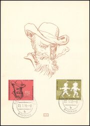 1958  50. Todestag von Wilhelm Busch