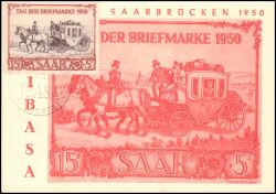 1950  Internationale Briefmarkenausstellung "IBASA"