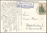 1950  Einzelfrankatur auf Postkarte