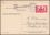 1955  Einzelfrankatur auf Postkarte