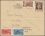 1935  Mischfrankatur auf Brief
