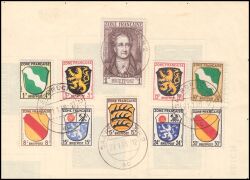 1945  Freimarken: Wappen der Länder