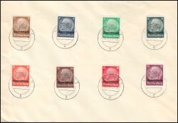 Luxemburg - 1940  Freimarken mit Aufdruck