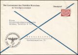 1940  Einzelfrankatur auf Dienstpost