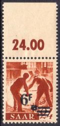 1947  Freimarke: Berufe und Ansichten mit Aufdruck I