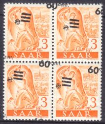 1947  Freimarken: Berufe und Ansichten mit Aufdruck II