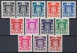 1949  Dienstmarken: Wappen des Saarlandes