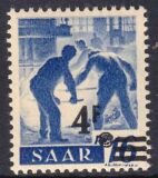 1947  Freimarke: Berufe und Ansichten mit Aufdruck I