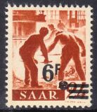 1947  Freimarke: Berufe und Ansichten mit Aufdruck I