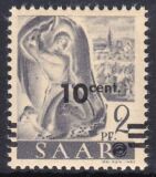 1947  Freimarke: Berufe und Ansichten mit Aufdruck I