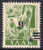 1947  Freimarke: Berufe und Ansichten mit Aufdruck I