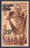 1947  Freimarke: Berufe und Ansichten mit Aufdruck I