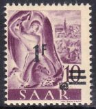 1947  Freimarke: Berufe und Ansichten mit Aufdruck I