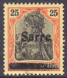 1920  Freimarken: Marke Deutsches Reich mit Aufdruck