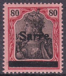 1920  Freimarken: Marke Deutsches Reich mit Aufdruck