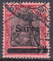 1920  Freimarken: Marke Deutsches Reich mit Aufdruck