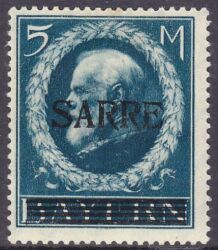 1920  Freimarken für den ehemals bayerischen Teil