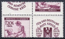1941  Rotes Kreuz - verzähnt