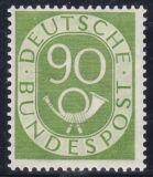 1951  Freimarke: Posthorn 138