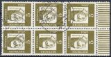 1961  Freimarken: Bedeutende Deutsche aus Bogen