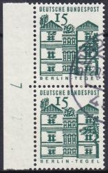 1964  Freimarken: Deutsche Bauwerke aus Bogen