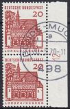 1964  Freimarken: Deutsche Bauwerke aus Bogen
