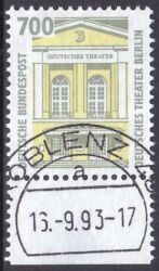 1993  Freimarke: Sehenswürdigkeiten aus Bogen