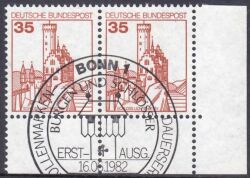 1982  Freimarken: Burgen & Schlösser aus Bogen