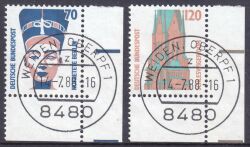 1988  Freimarken: Sehenswürdigkeiten aus Bogen