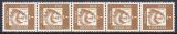 1961  Freimarken: Bedeutende Deutsche y aus Rolle