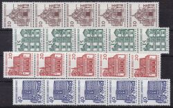 1964  Freimarken: Deutsche Bauwerke aus Rolle