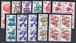 1971  Freimarken: Unfallverhütung aus Bogen *