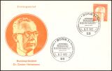 1971  Jahrgang - FDC ohne "Unfallverhütung"