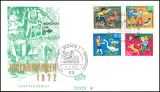 1972  Jahrgang - FDC mit Olympia Markenheftchen