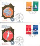1972  Jahrgang - FDC mit Olympia Markenheftchen