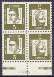 1963  Freimarken: Bedeutende Deutsche