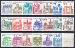 1977/82  Freimarken: Burgen & Schlösser aus Rolle