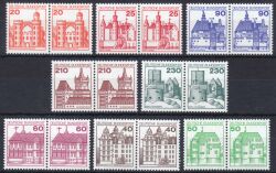 1978/80  Freimarken: Burgen & Schlösser aus Bogen *